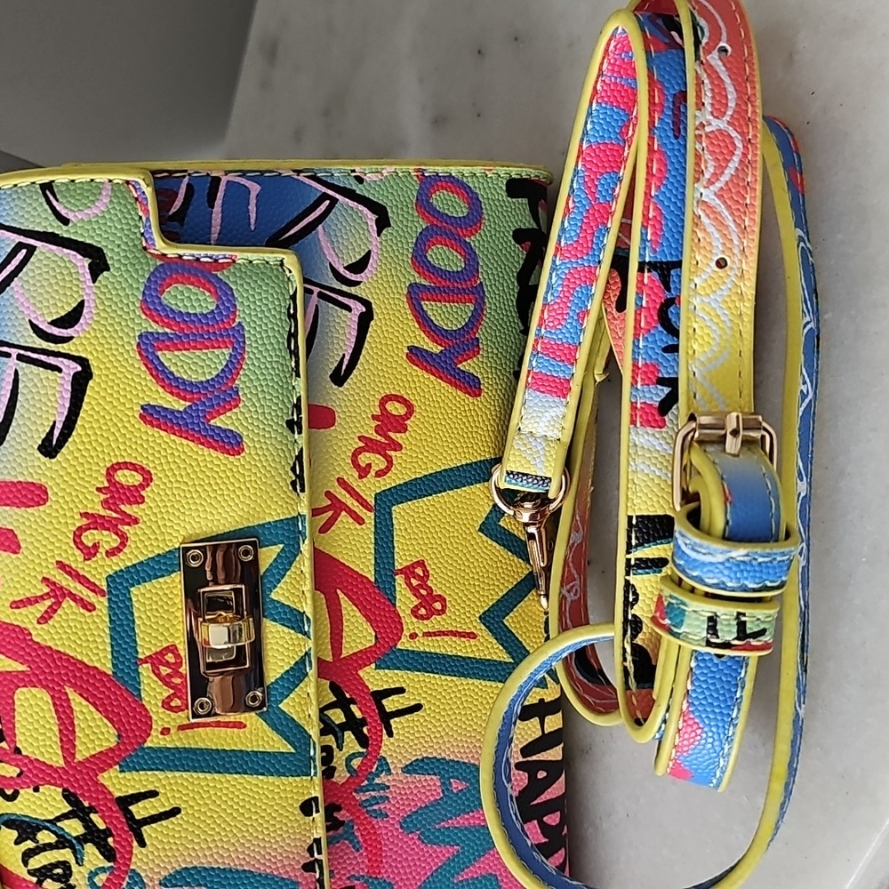 Alba Graffiti Handbag/Crossbody - Picture 9 of 10